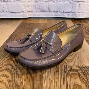 Cole Haan Nike Air Patent Leather Tassel Loafers Women’s Size 9